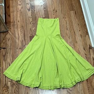 Newport News Chartreuse Convertible Dress/skirt